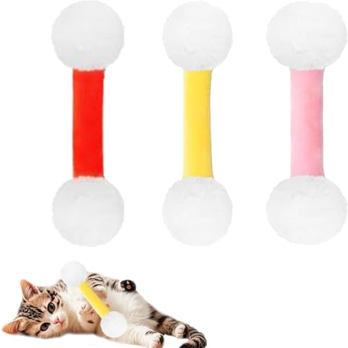 XIBDGNTNE Riesiges Katzenspielzeug mit Wattestäbchen, interaktiver Katzen-Kicker zur Zahnreinigung, 6er-Set für Haustiere XIBDGNTNE Riesiges Katzenspielzeug mit Wattestäbchen, interaktiver Katzen-Kicker zur Zahnreinigung, 6er-Set für Haustiere von XIBDGNTNE