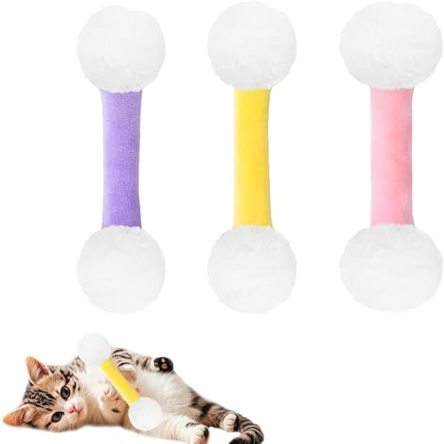 XIBDGNTNE Riesiges Katzenspielzeug mit Wattestäbchen, interaktiver Katzen-Kicker zur Zahnreinigung, 6er-Set für Haustiere XIBDGNTNE Riesiges Katzenspielzeug mit Wattestäbchen, interaktiver Katzen-Kicker zur Zahnreinigung, 6er-Set für Haustiere von XIBDGNTNE