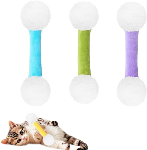 XIBDGNTNE Riesiges Katzenspielzeug mit Wattestäbchen, interaktiver Katzen-Kicker zur Zahnreinigung, 6er-Set für Haustiere XIBDGNTNE Riesiges Katzenspielzeug mit Wattestäbchen, interaktiver Katzen-Kicker zur Zahnreinigung, 6er-Set für Haustiere von XIBDGNTNE