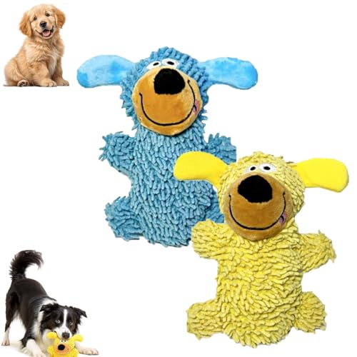 XIBHDN Ipawsplus Squeaky Dog Plush Toy, Ipawsplus Dog Toy, Cute Fluffy Chew Toys for Puppies & Small Dogs, Soft Pet Playtime Companions (2pcs-Mix) von XIBHDN