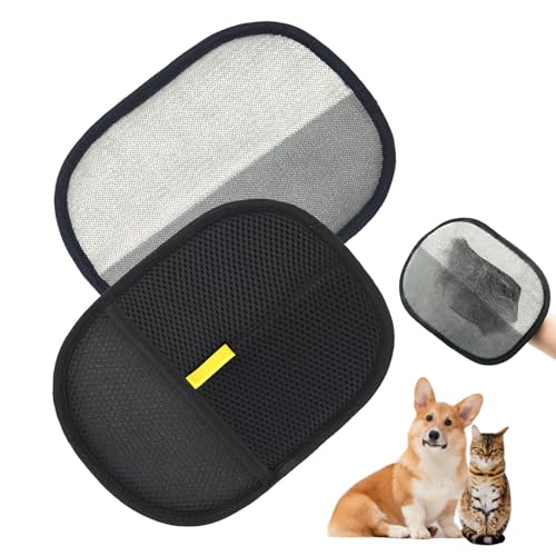 XICAIHAO Fellmagnet Handschuh, Tierhaarentferner Kleidung Katzenhaarentferner Handschuh für Katzen und Hundes Glattes und Gesundes Fell (Handschuh) von XICAIHAO