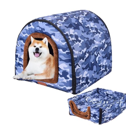 Extra großes Hundebett, abnehmbares Hundehaus, Hundesofa, 2-in-1-Haustierbett, Zwinger mit Reißverschluss, Haustierzelt, Höhlenbett, Katzenschutz, orthopädischer Hundekorb mit rutschfester Unterseite, Extra großes Hundebett, abnehmbares Hundehaus, Hundesofa, 2-in-1-Haustierbett, Zwinger mit Reißverschluss, Haustierzelt, Höhlenbett, Katzenschutz, orthopädischer Hundekorb mit rutschfester Unterseite, von XIEMINLE