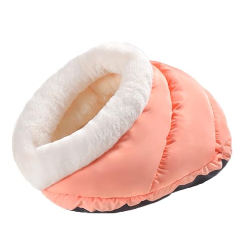 Haustier-Katzenhöhle, Bett, Katzenschlafhaus, Katzenhöhle, Nest für Indoor-Katzen, Welpen, halb geschlossenes Katzennest mit rutschfester Unterseite, Haustier-Sofa, Katzennestkissen, 59 x 36 x 31 cm, Haustier-Katzenhöhle, Bett, Katzenschlafhaus, Katzenhöhle, Nest für Indoor-Katzen, Welpen, halb geschlossenes Katzennest mit rutschfester Unterseite, Haustier-Sofa, Katzennestkissen, 59 x 36 x 31 cm, von XIEMINLE