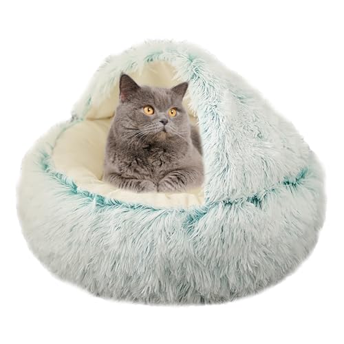 Katzenbett, Katzensofa, Katzenzelt, Bett, Haus, Katzenhöhle, Schlafbett für kleine, mittelgroße Haustiere, rutschfestes Kätzchenbett, Katzennistbett, Donut-Haustierbett, Haustierkissen, Katzenkorb, 40 von XIEMINLE