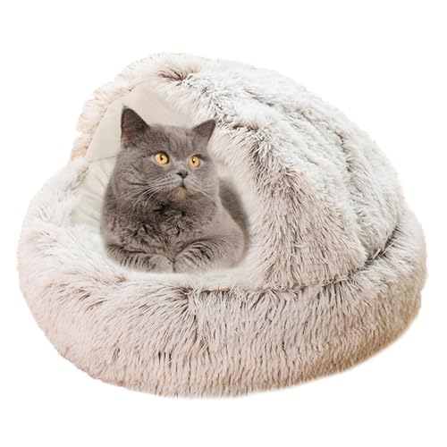 Katzenbett, Katzensofa, Katzenzelt, Bett, Haus, Katzenhöhle Schlafbett für kleine, mittelgroße Haustiere, rutschfestes Kätzchenbett, Katzennistbett, Donut-Haustierbett, Haustierkissen, Katzenkorb, 60 Katzenbett, Katzensofa, Katzenzelt, Bett, Haus, Katzenhöhle Schlafbett für kleine, mittelgroße Haustiere, rutschfestes Kätzchenbett, Katzennistbett, Donut-Haustierbett, Haustierkissen, Katzenkorb, 60 von XIEMINLE