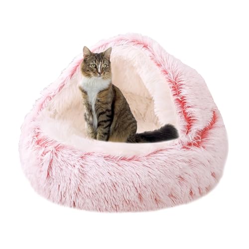 Katzenbett, Katzensofa für den Innenbereich, kleine, mittelgroße Haustiere, Katzenzelt, Bett Haus mit rutschfester Unterseite, Plüsch-Katzennest, Katzenkorb, waschbar, Haustierzeltkissen, Katzenbett, Katzensofa für den Innenbereich, kleine, mittelgroße Haustiere, Katzenzelt, Bett Haus mit rutschfester Unterseite, Plüsch-Katzennest, Katzenkorb, waschbar, Haustierzeltkissen, von XIEMINLE