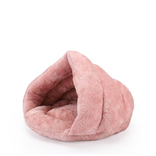 Katzenbett, warmer Katzenschlafsack für den Innenbereich, kleines Haustiernest, maschinenwaschbar, dreieckiges Bett, gemütliches Kätzchenhaus, dickes Haustier-Schlafhöhle für Welpen und Kätzchen, 50 x Katzenbett, warmer Katzenschlafsack für den Innenbereich, kleines Haustiernest, maschinenwaschbar, dreieckiges Bett, gemütliches Kätzchenhaus, dickes Haustier-Schlafhöhle für Welpen und Kätzchen, 50 x von XIEMINLE