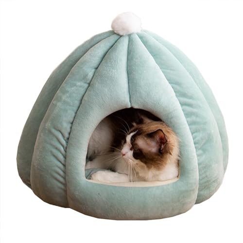 Katzenbett Kätzchenbett, Katzenhöhle, Bett, Katzenhaus für den Innenbereich, Katzennest, Haustiersofa mit herausnehmbarem, waschbarem Kissen, Katzenzelt, Schlafhöhle für Katzen, Kätzchen, kleine Katzenbett Kätzchenbett, Katzenhöhle, Bett, Katzenhaus für den Innenbereich, Katzennest, Haustiersofa mit herausnehmbarem, waschbarem Kissen, Katzenzelt, Schlafhöhle für Katzen, Kätzchen, kleine von XIEMINLE