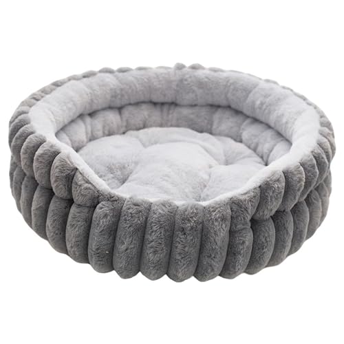 Katzenbett für Indoor-Katzen, gemütliches Haustierbett für Welpen und Kätzchen, rundes Katzennest mit abnehmbarem, waschbarem Kissen, flauschige Haustier-Schlafhöhle, rutschfeste Unterseite (40 x 40 x Katzenbett für Indoor-Katzen, gemütliches Haustierbett für Welpen und Kätzchen, rundes Katzennest mit abnehmbarem, waschbarem Kissen, flauschige Haustier-Schlafhöhle, rutschfeste Unterseite (40 x 40 x von XIEMINLE