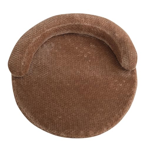 Katzenbetten für den Innenbereich, Plüsch-Kätzchenbett, flauschiges Haustiernest für Welpen und Kätzchen, abnehmbares und waschbares Hundebett, gemütlich, weiches Hundekissen mit rutschfester Katzenbetten für den Innenbereich, Plüsch-Kätzchenbett, flauschiges Haustiernest für Welpen und Kätzchen, abnehmbares und waschbares Hundebett, gemütlich, weiches Hundekissen mit rutschfester von XIEMINLE