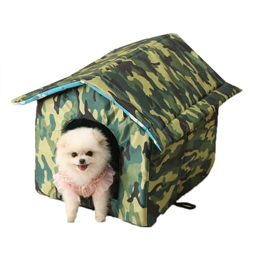 Katzenhaus für draußen, wasserdicht, Katzenbett, Katzenzelt für Katzen, Kätzchen, kleine Tiere, Haustierbett, Katzen-Schlafhöhle, Haustier-Sofa-Matten, 35 x 33 x 30 cm, Stil 3 Katzenhaus für draußen, wasserdicht, Katzenbett, Katzenzelt für Katzen, Kätzchen, kleine Tiere, Haustierbett, Katzen-Schlafhöhle, Haustier-Sofa-Matten, 35 x 33 x 30 cm, Stil 3 von XIEMINLE
