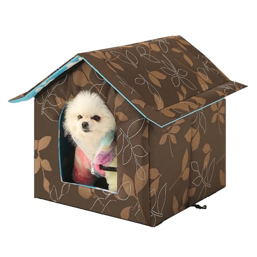 Katzenhaus für draußen, wasserdicht, Katzenbett, Katzenzelt für Katzen, Kätzchen, kleine Tiere, Haustierbett, Katzen-Schlafhöhle, Haustier-Sofa-Matten, 40 x 38 x 35 cm, Stil 2 Katzenhaus für draußen, wasserdicht, Katzenbett, Katzenzelt für Katzen, Kätzchen, kleine Tiere, Haustierbett, Katzen-Schlafhöhle, Haustier-Sofa-Matten, 40 x 38 x 35 cm, Stil 2 von XIEMINLE
