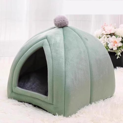 Katzenhöhlenbett für den Innenbereich, gemütliches Kätzchenbett, Kissen mit Kapuze, Katzenhaus, Haustier-Schlafhöhle für Welpen und Kätzchen, Katzen-Iglu mit rutschfester Unterseite, waschbar (28 x 28 Katzenhöhlenbett für den Innenbereich, gemütliches Kätzchenbett, Kissen mit Kapuze, Katzenhaus, Haustier-Schlafhöhle für Welpen und Kätzchen, Katzen-Iglu mit rutschfester Unterseite, waschbar (28 x 28 von XIEMINLE