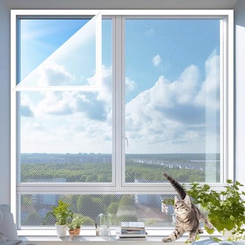 XIEMINLE Benutzerdefinierte Fliegengitter Katzensicher, Katzenschutz Fenster Netz Moskitonetz Fenster, Selbstklebend Insektenschutz Fenster für Schlafzimmer Küchentüren XIEMINLE Benutzerdefinierte Fliegengitter Katzensicher, Katzenschutz Fenster Netz Moskitonetz Fenster, Selbstklebend Insektenschutz Fenster für Schlafzimmer Küchentüren von XIEMINLE