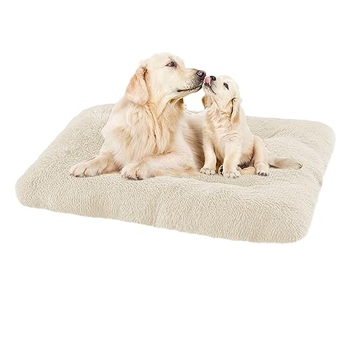 XIEMINLE Beruhigendes Anti-Angst-Hundebett, weiche Hundekäfig-Bett, Matratze mit rutschfester Unterseite, großes Hundebett für große, mittelgroße Hunde, Katzen, Haustierbetten, Kissen, XIEMINLE Beruhigendes Anti-Angst-Hundebett, weiche Hundekäfig-Bett, Matratze mit rutschfester Unterseite, großes Hundebett für große, mittelgroße Hunde, Katzen, Haustierbetten, Kissen, von XIEMINLE