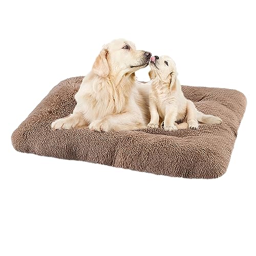 XIEMINLE Beruhigendes Anti-Angst-Hundebett, weiche Hundekäfig-Bett, Matratze mit rutschfester Unterseite, großes Hundebett für große, mittelgroße Hunde, Katzen, Haustierbetten, Kissen, XIEMINLE Beruhigendes Anti-Angst-Hundebett, weiche Hundekäfig-Bett, Matratze mit rutschfester Unterseite, großes Hundebett für große, mittelgroße Hunde, Katzen, Haustierbetten, Kissen, von XIEMINLE