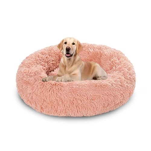 XIEMINLE Beruhigendes Donut-Hundebett und Katzenbett für den Innenbereich, warmes, gemütliches Haustierkissen, weiche Haustiermatte, waschbarer Welpenkorb mit rutschfester Unterseite, für kleine XIEMINLE Beruhigendes Donut-Hundebett und Katzenbett für den Innenbereich, warmes, gemütliches Haustierkissen, weiche Haustiermatte, waschbarer Welpenkorb mit rutschfester Unterseite, für kleine von XIEMINLE