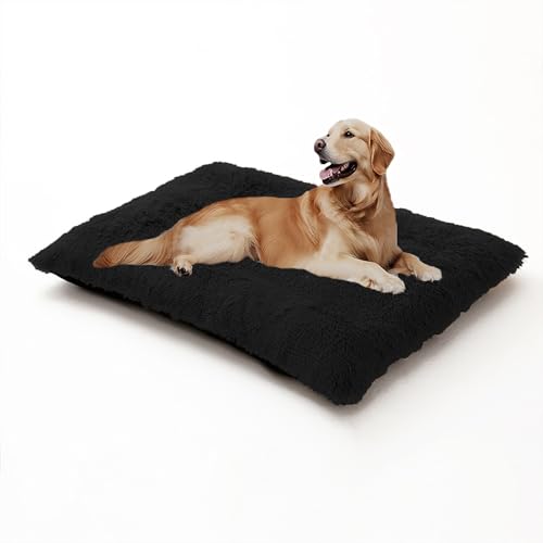 XIEMINLE Beruhigendes Hundebett, warme Hundematte für Kiste, flauschige Anti-Angst-Matratze, waschbar, Haustierkäfigkissen, Plüsch-Katzenkissen, weiches Welpenbett mit rutschfester Unterseite, 120 x XIEMINLE Beruhigendes Hundebett, warme Hundematte für Kiste, flauschige Anti-Angst-Matratze, waschbar, Haustierkäfigkissen, Plüsch-Katzenkissen, weiches Welpenbett mit rutschfester Unterseite, 120 x von XIEMINLE