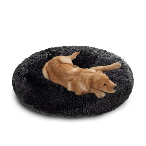 XIEMINLE Beruhigendes Hundebett für mittelgroße und große Hunde, flauschig, kuschelig, Haustierbett, Plüschkissen, maschinenwaschbar, Welpennest, warme Welpenmatte mit rutschfester Unterseite, 130 cm XIEMINLE Beruhigendes Hundebett für mittelgroße und große Hunde, flauschig, kuschelig, Haustierbett, Plüschkissen, maschinenwaschbar, Welpennest, warme Welpenmatte mit rutschfester Unterseite, 130 cm von XIEMINLE