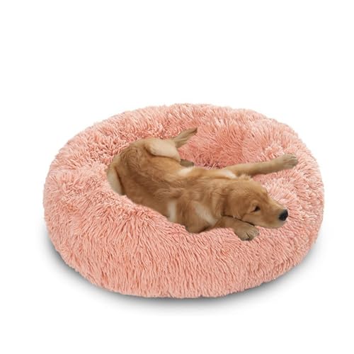 XIEMINLE Beruhigendes Hundebett für mittelgroße und große Hunde, flauschig, kuschelig, Haustierbett, Plüschkissen, maschinenwaschbar, Welpennest, warme Welpenmatte mit rutschfester Unterseite (120 cm XIEMINLE Beruhigendes Hundebett für mittelgroße und große Hunde, flauschig, kuschelig, Haustierbett, Plüschkissen, maschinenwaschbar, Welpennest, warme Welpenmatte mit rutschfester Unterseite (120 cm von XIEMINLE