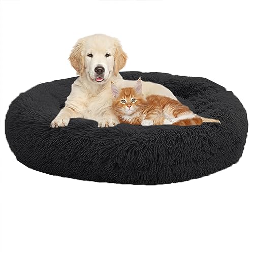 XIEMINLE Cozy Pet Hundebett Beruhigendes Haustierbett, Anti-Angstzustände Hundesofa Bett mit rutschfester Unterseite, warmes Plüsch-Hundekissen, Korb, Kätzchenbett, Katze, Haustierkissen, großes XIEMINLE Cozy Pet Hundebett Beruhigendes Haustierbett, Anti-Angstzustände Hundesofa Bett mit rutschfester Unterseite, warmes Plüsch-Hundekissen, Korb, Kätzchenbett, Katze, Haustierkissen, großes von XIEMINLE