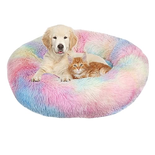 XIEMINLE Cozy Pet Hundebett Beruhigendes Haustierbett, Anti-Angstzustände Hundesofa Bett mit rutschfester Unterseite, warmes Plüsch-Hundekissen, Korb, Kätzchenbett, Katze, Haustierkissen, großes XIEMINLE Cozy Pet Hundebett Beruhigendes Haustierbett, Anti-Angstzustände Hundesofa Bett mit rutschfester Unterseite, warmes Plüsch-Hundekissen, Korb, Kätzchenbett, Katze, Haustierkissen, großes von XIEMINLE
