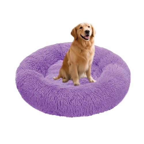 XIEMINLE Donut-Hundebett, rund, wärmend, flauschig, Anti-Angst, Haustiernest für mittelgroße und große Hunde, maschinenwaschbar, Welpenkissen, beruhigende Welpenmatratze mit rutschfester Unterseite XIEMINLE Donut-Hundebett, rund, wärmend, flauschig, Anti-Angst, Haustiernest für mittelgroße und große Hunde, maschinenwaschbar, Welpenkissen, beruhigende Welpenmatratze mit rutschfester Unterseite von XIEMINLE