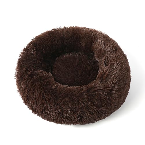 XIEMINLE Donut-Katzenbetten für den Innenbereich, rund, Plüsch-Matte, beruhigendes Haustierbett für Katze und Hund, maschinenwaschbar, flauschiges und weiches Welpennest mit rutschfester Unterseite XIEMINLE Donut-Katzenbetten für den Innenbereich, rund, Plüsch-Matte, beruhigendes Haustierbett für Katze und Hund, maschinenwaschbar, flauschiges und weiches Welpennest mit rutschfester Unterseite von XIEMINLE