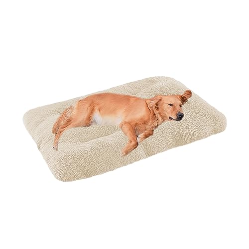 XIEMINLE Flauschige Hundematratze, beruhigendes mittelgroßes Hundebett, waschbar, Anti-Angst-Hundebett, Hundekissen, groß mit rutschfester Unterseite, Plüsch-Haustier-Katzenbetten, 93 x 65 x 10 cm, XIEMINLE Flauschige Hundematratze, beruhigendes mittelgroßes Hundebett, waschbar, Anti-Angst-Hundebett, Hundekissen, groß mit rutschfester Unterseite, Plüsch-Haustier-Katzenbetten, 93 x 65 x 10 cm, von XIEMINLE