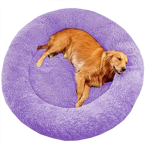 XIEMINLE Großes Donut-Hundebett mit Anti-Angstzuständen, beruhigendes Haustierbett, Katzenbett, Donut, Plüsch, für Zuhause, Welpen, Kuscheltier mit rutschfester Unterseite, waschbares Welpensofa, XIEMINLE Großes Donut-Hundebett mit Anti-Angstzuständen, beruhigendes Haustierbett, Katzenbett, Donut, Plüsch, für Zuhause, Welpen, Kuscheltier mit rutschfester Unterseite, waschbares Welpensofa, von XIEMINLE