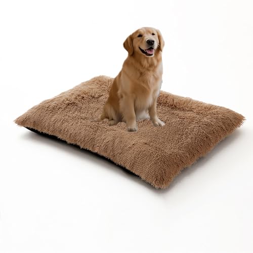 XIEMINLE Großes Hundebett für Kiste, flauschiges Haustierkissen, waschbar, Hundebox-Matte mit abnehmbarem Bezug, beruhigende Haustiermatratze, weich, warm, Katzenbett, rutschfeste Unterseite (140 x XIEMINLE Großes Hundebett für Kiste, flauschiges Haustierkissen, waschbar, Hundebox-Matte mit abnehmbarem Bezug, beruhigende Haustiermatratze, weich, warm, Katzenbett, rutschfeste Unterseite (140 x von XIEMINLE