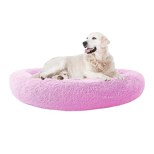 XIEMINLE Haustierbett Hundesofa Antistress Kuschelig Hundekissen, Donut Kuscheliges Hundekorb, Plüsch Orthopädisches Hundebett, Hundekorb Waschbar Rund Haustierbett für Große Mittelgroße Hunde(Ø90cm) XIEMINLE Haustierbett Hundesofa Antistress Kuschelig Hundekissen, Donut Kuscheliges Hundekorb, Plüsch Orthopädisches Hundebett, Hundekorb Waschbar Rund Haustierbett für Große Mittelgroße Hunde(Ø90cm) von XIEMINLE