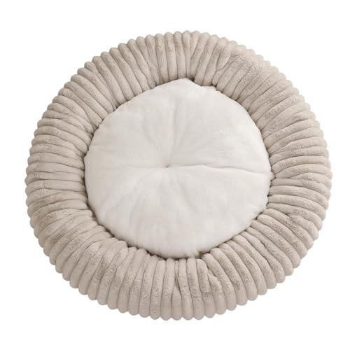 XIEMINLE Hundebett, gemütliches Anti-Angst-Bett für Hunde und Katzen, weiches Welpenbett, warme Hundematratze, Haustierkorb, Schlaf, Kuschelnest mit rutschfester Unterseite (80 x 80 x 20 cm XIEMINLE Hundebett, gemütliches Anti-Angst-Bett für Hunde und Katzen, weiches Welpenbett, warme Hundematratze, Haustierkorb, Schlaf, Kuschelnest mit rutschfester Unterseite (80 x 80 x 20 cm von XIEMINLE