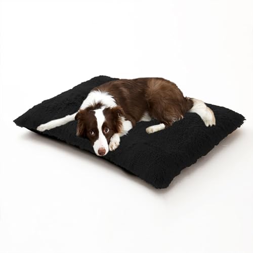 XIEMINLE Hundebett, gemütliches Haustierkissen, warmes Haustierbett, Matratze für Hundekäfig, weiche Welpenunterlage mit abnehmbarem Bezug, beruhigende Katzenmatte mit rutschfester Unterseite, 100 x von XIEMINLE
