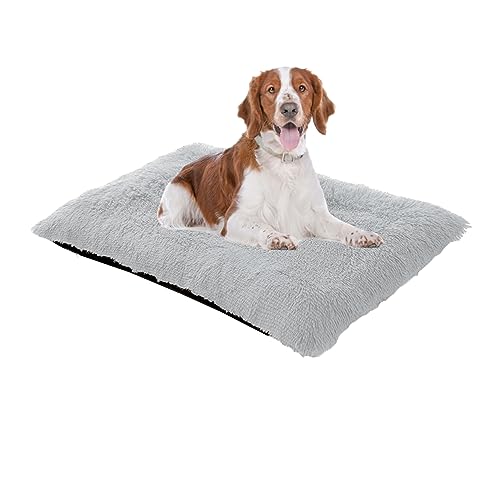 XIEMINLE Hundebett für mittelgroße Hunde, waschbar, beruhigend, Anti-Angst, Hundekäfig-Matratze mit rutschfester Unterseite, Hundekissenmatten, Haustierkatzenbetten für große, mittelgroße und kleine XIEMINLE Hundebett für mittelgroße Hunde, waschbar, beruhigend, Anti-Angst, Hundekäfig-Matratze mit rutschfester Unterseite, Hundekissenmatten, Haustierkatzenbetten für große, mittelgroße und kleine von XIEMINLE