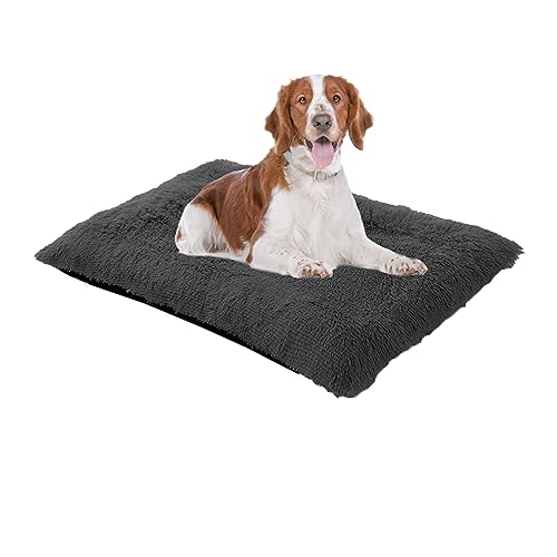 XIEMINLE Hundebett für mittelgroße Hunde, waschbar, beruhigend, Anti-Angst, Hundekäfig-Matratze mit rutschfester Unterseite, Hundekissenmatten, Haustierkatzenbetten für große, mittelgroße und kleine XIEMINLE Hundebett für mittelgroße Hunde, waschbar, beruhigend, Anti-Angst, Hundekäfig-Matratze mit rutschfester Unterseite, Hundekissenmatten, Haustierkatzenbetten für große, mittelgroße und kleine von XIEMINLE