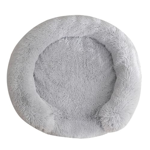 XIEMINLE Hundebett mit C-förmiger Nackenrolle, Hundematte mit wasserdichtem Futter, gemütliches Welpennest, Haustier-Couch mit waschbarem, abnehmbarem Bezug und rutschfester Unterseite (60 x 60 x 10 XIEMINLE Hundebett mit C-förmiger Nackenrolle, Hundematte mit wasserdichtem Futter, gemütliches Welpennest, Haustier-Couch mit waschbarem, abnehmbarem Bezug und rutschfester Unterseite (60 x 60 x 10 von XIEMINLE