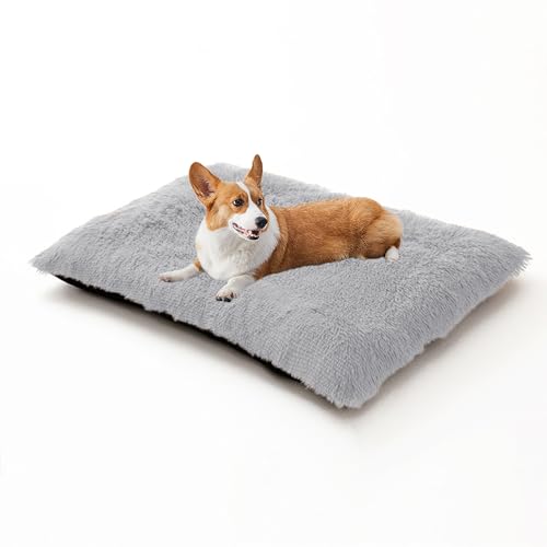 XIEMINLE Hundekissen, Plüsch, Anti-Angst, flauschige Matratze für Hundehütte, waschbare Haustiermatte, warme Welpenunterlage mit rutschfester Unterseite, für mittelgroße und große Hunde (100 x 70 x 10 XIEMINLE Hundekissen, Plüsch, Anti-Angst, flauschige Matratze für Hundehütte, waschbare Haustiermatte, warme Welpenunterlage mit rutschfester Unterseite, für mittelgroße und große Hunde (100 x 70 x 10 von XIEMINLE