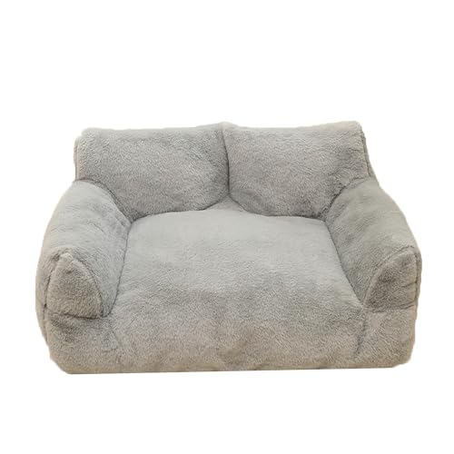 XIEMINLE Hundesofa, Plüsch, Hundesofa für den Innenbereich, weiches Haustier-Loungebett, beruhigendes Bett für Welpen und Kätzchen, warmes Welpen-Sofa, Stuhl, gemütliches Haustiernest mit rutschfester XIEMINLE Hundesofa, Plüsch, Hundesofa für den Innenbereich, weiches Haustier-Loungebett, beruhigendes Bett für Welpen und Kätzchen, warmes Welpen-Sofa, Stuhl, gemütliches Haustiernest mit rutschfester von XIEMINLE