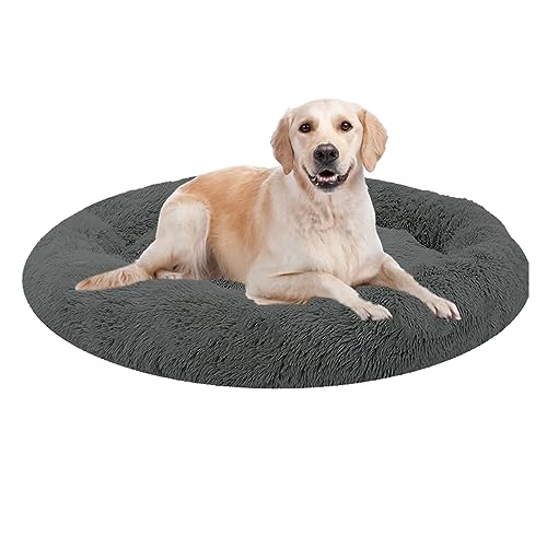 XIEMINLE Hundesofa Haustierbett, Round Plüsch Hundebett, Donut Kuscheliges Hundekorb, Orthopädisches Hundebett Katzenbett Flauschig, Haustier Hundebetten für Mittelgroße Hunde, Katzenbett(Ø150cm) XIEMINLE Hundesofa Haustierbett, Round Plüsch Hundebett, Donut Kuscheliges Hundekorb, Orthopädisches Hundebett Katzenbett Flauschig, Haustier Hundebetten für Mittelgroße Hunde, Katzenbett(Ø150cm) von XIEMINLE