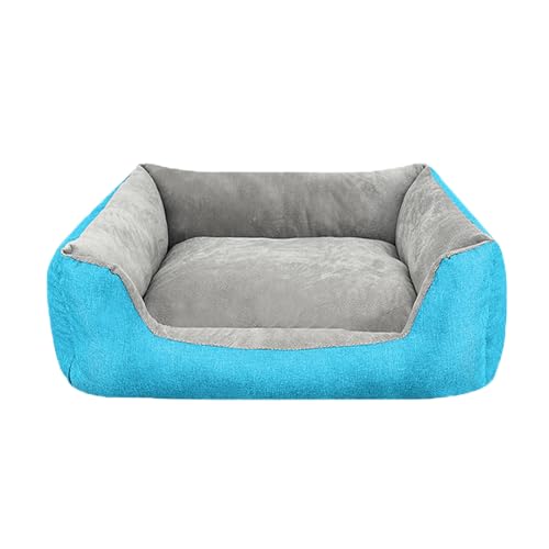 XIEMINLE Hundesofa für den Innenbereich, Anti-Angst-Matte für Welpen und Kätzchen, flauschiges Haustier-Loungebett, gemütliche Hundetoilette mit vierseitigem Nackenrolle und rutschfester Unterseite XIEMINLE Hundesofa für den Innenbereich, Anti-Angst-Matte für Welpen und Kätzchen, flauschiges Haustier-Loungebett, gemütliche Hundetoilette mit vierseitigem Nackenrolle und rutschfester Unterseite von XIEMINLE