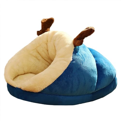 XIEMINLE Katzenbett, Haustierbett für Indoor-Katzen, Kätzchenbett, Katzenhaus, kleine Hundehöhle, Bett mit Anti-Rutsch, Katzenschlafsack, Katzennesthaus, Haustiersofa für Katze/Welpen/Kätzchen, 50 x XIEMINLE Katzenbett, Haustierbett für Indoor-Katzen, Kätzchenbett, Katzenhaus, kleine Hundehöhle, Bett mit Anti-Rutsch, Katzenschlafsack, Katzennesthaus, Haustiersofa für Katze/Welpen/Kätzchen, 50 x von XIEMINLE