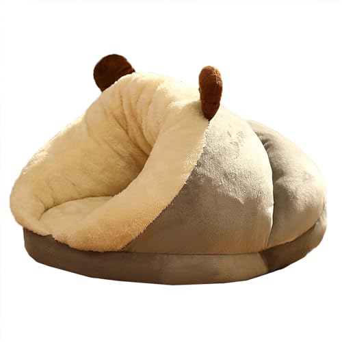 XIEMINLE Katzenbett, Haustierbett für Wohnungskatzen, Kätzchenbett, Katzenhaus, kleine Hundehöhle, Bett mit Anti-Rutsch, Katzenschlafsack, Katzennesthaus, Haustiersofa für Katze/Welpen/Kätzchen, 50 x XIEMINLE Katzenbett, Haustierbett für Wohnungskatzen, Kätzchenbett, Katzenhaus, kleine Hundehöhle, Bett mit Anti-Rutsch, Katzenschlafsack, Katzennesthaus, Haustiersofa für Katze/Welpen/Kätzchen, 50 x von XIEMINLE