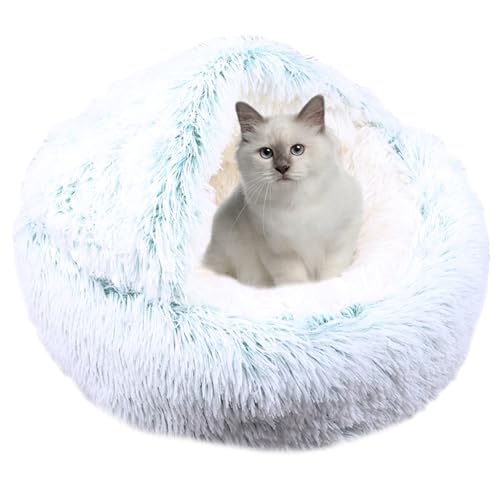 XIEMINLE Katzenbett, Katzenhaus, Plüsch, für Hunde und Katzen, Haustierkissen, Sofa, Haustierbett, beruhigendes Bett, Donut-Katzennest mit rutschfester Unterseite für Indoor-Katzen und Welpen, kleine XIEMINLE Katzenbett, Katzenhaus, Plüsch, für Hunde und Katzen, Haustierkissen, Sofa, Haustierbett, beruhigendes Bett, Donut-Katzennest mit rutschfester Unterseite für Indoor-Katzen und Welpen, kleine von XIEMINLE