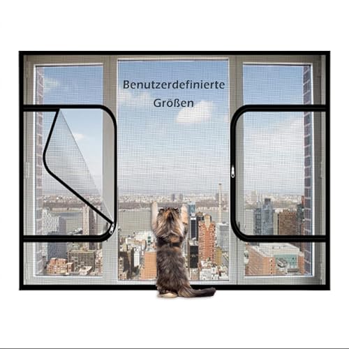 XIEMINLE Katzennetz Balkon Fenster, Benutzerdefinierte Insektenschutz Fensternetz Mit Selbstklebeband, Hohe Dichte Mückengitter für Terrassentür Schlafzimmer Küchentüren XIEMINLE Katzennetz Balkon Fenster, Benutzerdefinierte Insektenschutz Fensternetz Mit Selbstklebeband, Hohe Dichte Mückengitter für Terrassentür Schlafzimmer Küchentüren von XIEMINLE