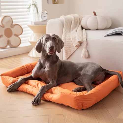 XIEMINLE Wasserdichtes Hundebett für drinnen und draußen, weiches Hundekäfig-Kissen, gemütliches Haustier-Sofa, Bett, kratzfeste Welpenmatratze, Anti-Angst-Matte mit rutschfester Unterseite (50 x 40 x XIEMINLE Wasserdichtes Hundebett für drinnen und draußen, weiches Hundekäfig-Kissen, gemütliches Haustier-Sofa, Bett, kratzfeste Welpenmatratze, Anti-Angst-Matte mit rutschfester Unterseite (50 x 40 x von XIEMINLE