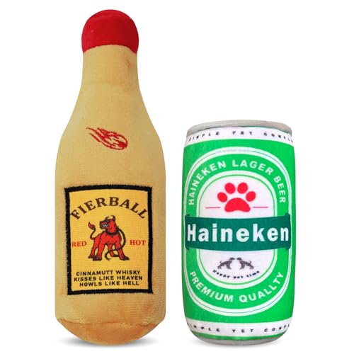 XIGGA Cooles Bier-Set für Hunde, Plüsch-Kauspielzeug, entfesseln Sie die Energie Ihres Hundes und verbessern Sie die emotionale Interaktion, 2 Stück, die richtige Größe XIGGA Cooles Bier-Set für Hunde, Plüsch-Kauspielzeug, entfesseln Sie die Energie Ihres Hundes und verbessern Sie die emotionale Interaktion, 2 Stück, die richtige Größe von XIGGA