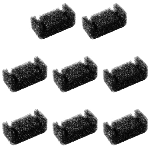 8 Stück Schwammfilter für Katzentrinkbrunnen, U-Form Ersatz-Schwammfilter für Katzentrinkbrunnen 2,5L Edelstahl Top-Wasserspender für Katzen 2,0L Trinkbrunnen für Haustiere von XIHIRCD