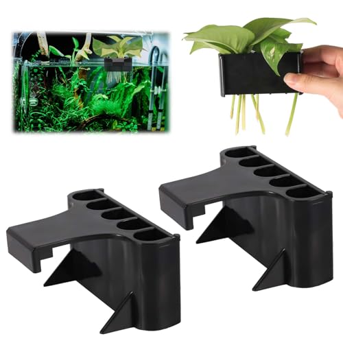XIHIRCD 2 Stück Aquarium Pflanzenhalter, 5 Löcher Aquarium Pflanzkasten Kunststoff Wasserpflanzen Getränkehalter Hängender Aquarium Pflanzkorb Ständer Aufhänger Zubehör für Aquarium Dekorationen XIHIRCD 2 Stück Aquarium Pflanzenhalter, 5 Löcher Aquarium Pflanzkasten Kunststoff Wasserpflanzen Getränkehalter Hängender Aquarium Pflanzkorb Ständer Aufhänger Zubehör für Aquarium Dekorationen von XIHIRCD