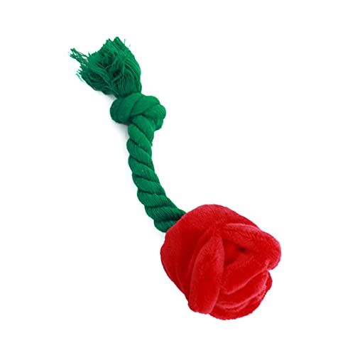 XINAJUND Gefülltes Hundespielzeug Quietschen Plüsch Rose Blume Welpen Zahnen Spielzeug Interaktives Kauspielzeug für Hunde Verbessert Haustier XINAJUND Gefülltes Hundespielzeug Quietschen Plüsch Rose Blume Welpen Zahnen Spielzeug Interaktives Kauspielzeug für Hunde Verbessert Haustier von XINAJUND